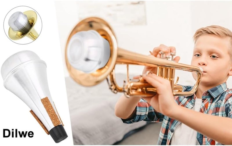 Chiffonade Lightweight Aluminum Trumpet Straight Mutes - Practice Silencer for Jazz & Training - Image 3
